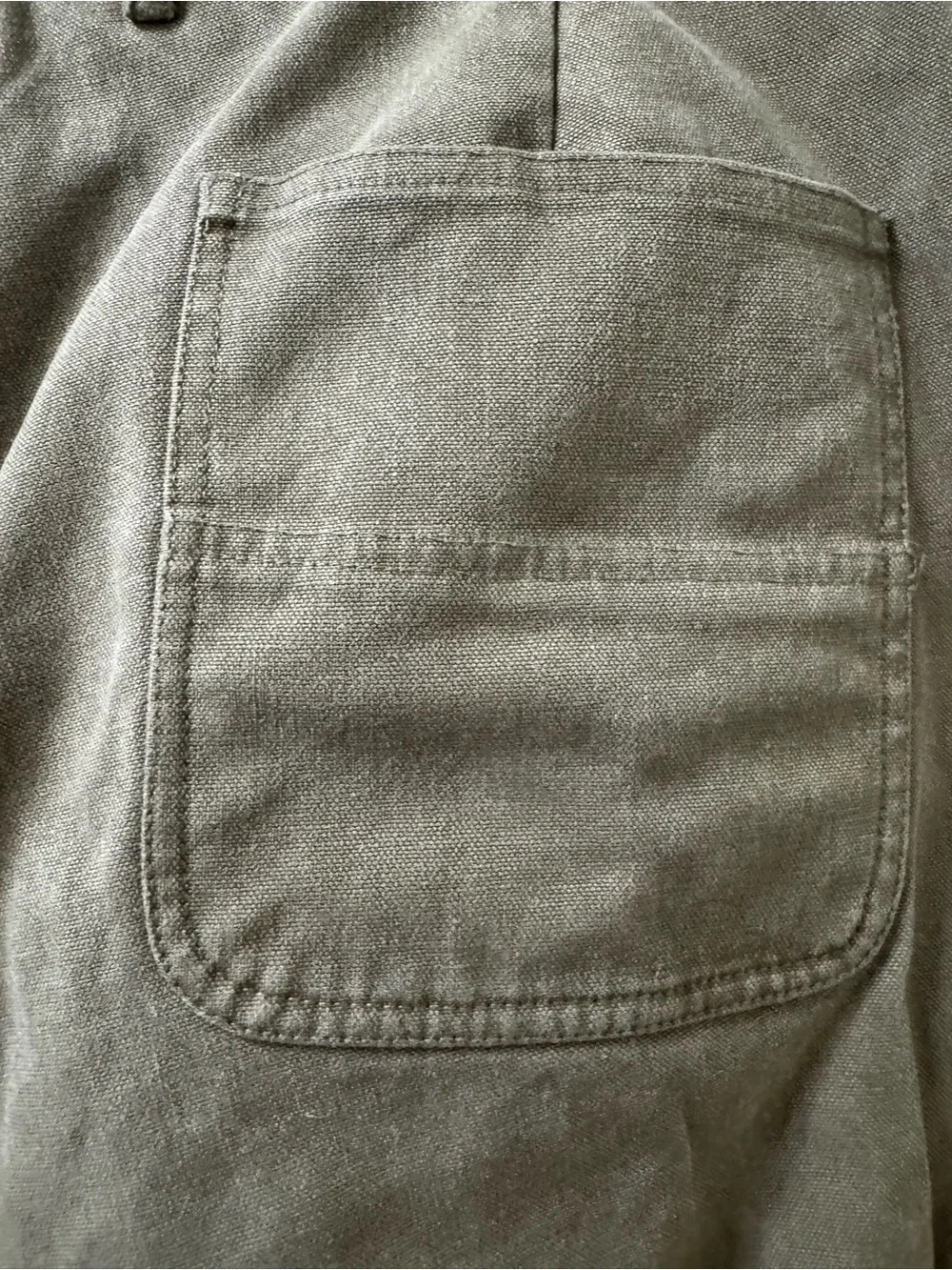 Taylor Stitch Olive Green Work Chinos